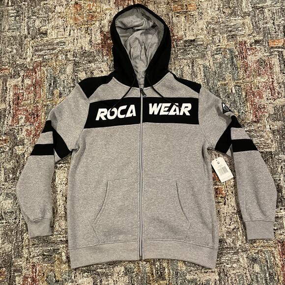 Rocawear Zip-Up Hoodie NWT hip hop rap streetwear y2k jay-z hooded sweatshirt - Picture 1 of 6